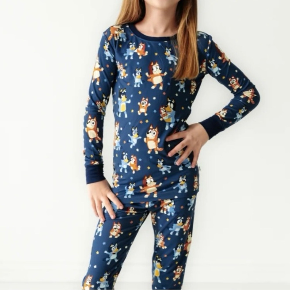 Little Sleepies Bluey two piece pajamas